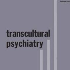 Transcultural Psychiatry is an international, interdisciplinary, peer-reviewed, scientific journal of cultural psychiatry.