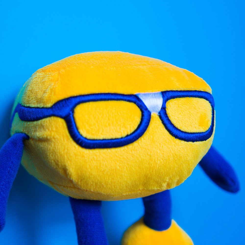 CurdisTheCurd's profile picture. @Culvers Cheese Curd mascot, Curdis the Curd Nerd | Deep-fried Wisconsin cheddar, personified.