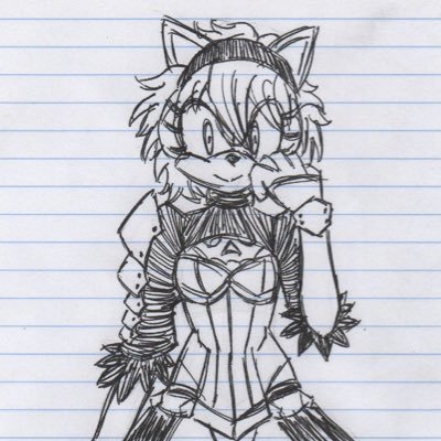 ShyCalmAkeno's profile picture. -- artwork belong to Quis' friend; David.  Akeno Atsuki, one of @CalmAngelEffing's triplet children. Wield of Rapier, user of crystalline and flames.