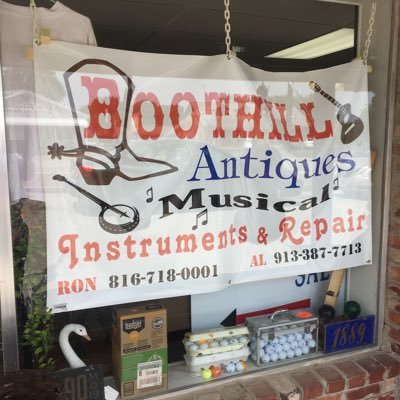 Boot Hill Antiques, Musical Instruments & Repair are located at 342 N Scott, Belton, Missouri. @boothillkc #belton #missouri #music #repair #santa #antiques