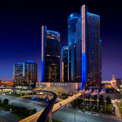 Detroit's most iconic building—at the center of the Detroit Business District