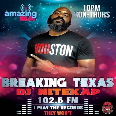 #BreakingTexas on #Amazing1025fm
10 pm
Mon - Thurs