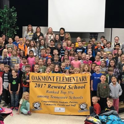 Tennessee STEM designation, K-5 TN Reward school. Oakmont has been named the 2022 National ESEA Distinguished School. Little school doing Big things!