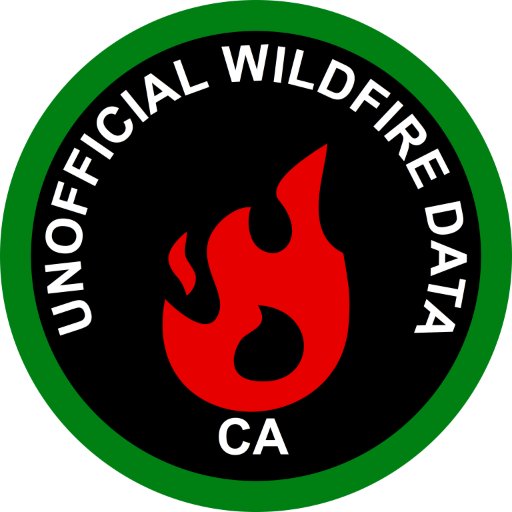 California #Wildfire🔥 data. NOT FOR SAFETY, EMERGENCY, or EVACUATION PURPOSES; not affiliated with govt. RT/fav/follow≠endorse. Open source. See @FireUnofficial