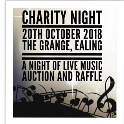 Saturday 20th October join us for a get together and help us raise money for the incredible charity Nordoff Robbins.