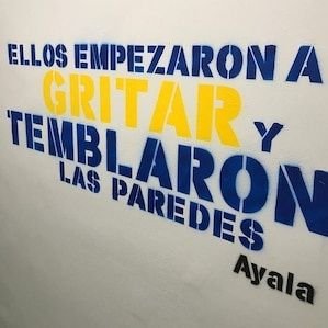 🎶 Cuando me muera no quiero nada de flores, yo quiero un trapo que tenga esos colores... 🎶 💙💛💙