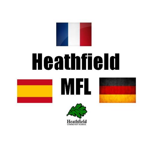 Salut! ¡Hola! Hallo! Welcome to the Twitter account of the MFL department at Heathfield School.
