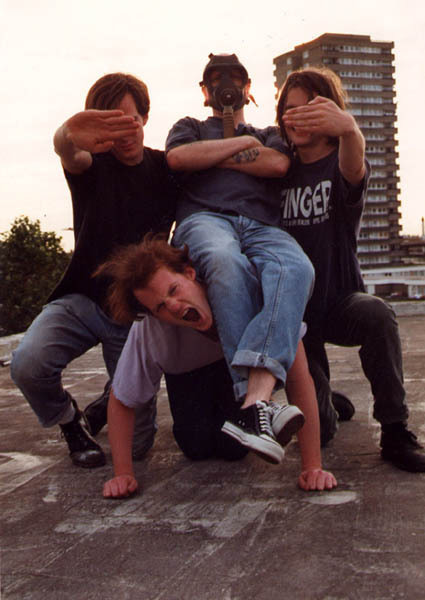 Punk rock band with pop influences from London England, with singer from Boston, MA.