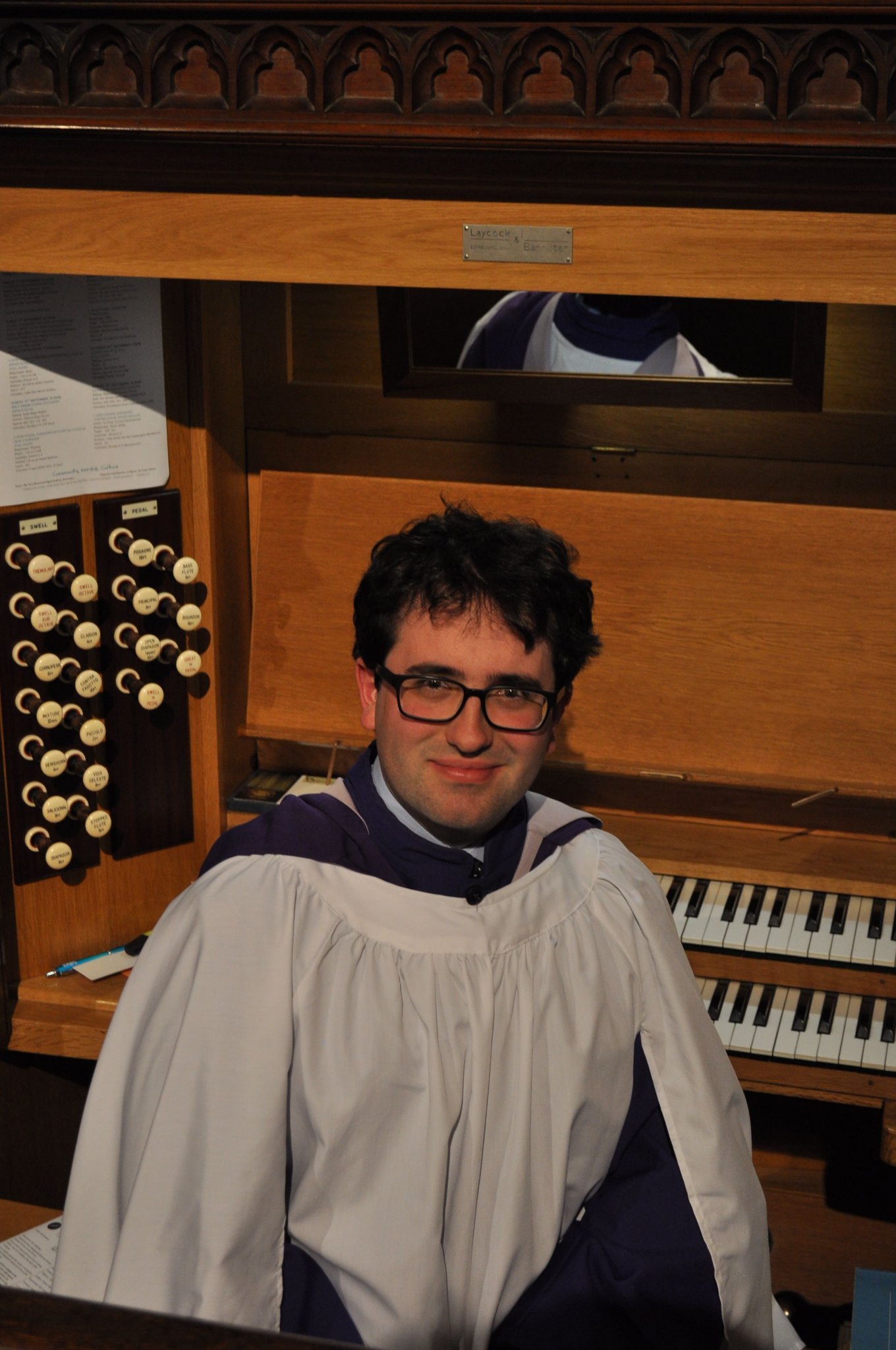 Organist, Church of England.
Former Organ Scholar: Cathedral Isle of Man, Aberdeen University & St Andrew's Episcopal Cathedral.
Educator