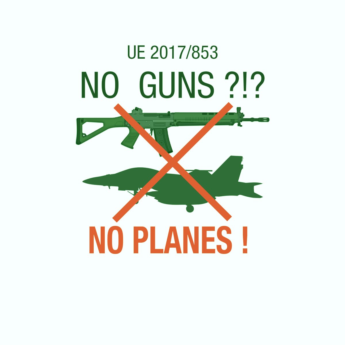 #EUgunban #NoGunsNoPlanes You want our guns, you won't get your planes #Freedom #2A #Switzerland #CCW blocked by @vbs_ddps