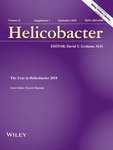 Helicobacter is a peer-reviewed journal for all topics related to Helicobacter pylori infection.