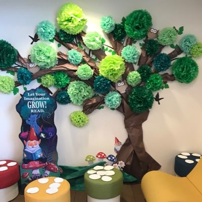 Frostwood Elementary School Library serving K-5th grades