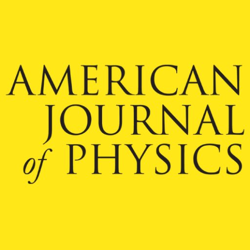 AJP is published by the American Association of Physics Teachers to make research-level topics more accessible for the classroom. https://t.co/JOMu2DdkKW #PhysicsEducation