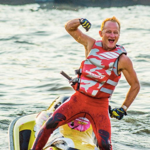 Jet Ski Freestyle, Fitness coach, Track & Field Coach by Typhoon Tommy Entertainment. Combining business marketing and athletic performance training.