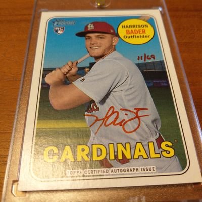 スポーツカードを開封が趣味です!好きな球団は、パ・リーグだとオリックス セ・リーグだとベイスターズですが、気になる選手がいるチームボックスは開封しています。収集対象:オリックス 山本由、吉田正、山岡、澤田、本田 ベイ:筒香、関根、神里、京山、山崎康 阪神:赤星、藤川、ジェフ、下柳
MLB:ハリソン ベイダー