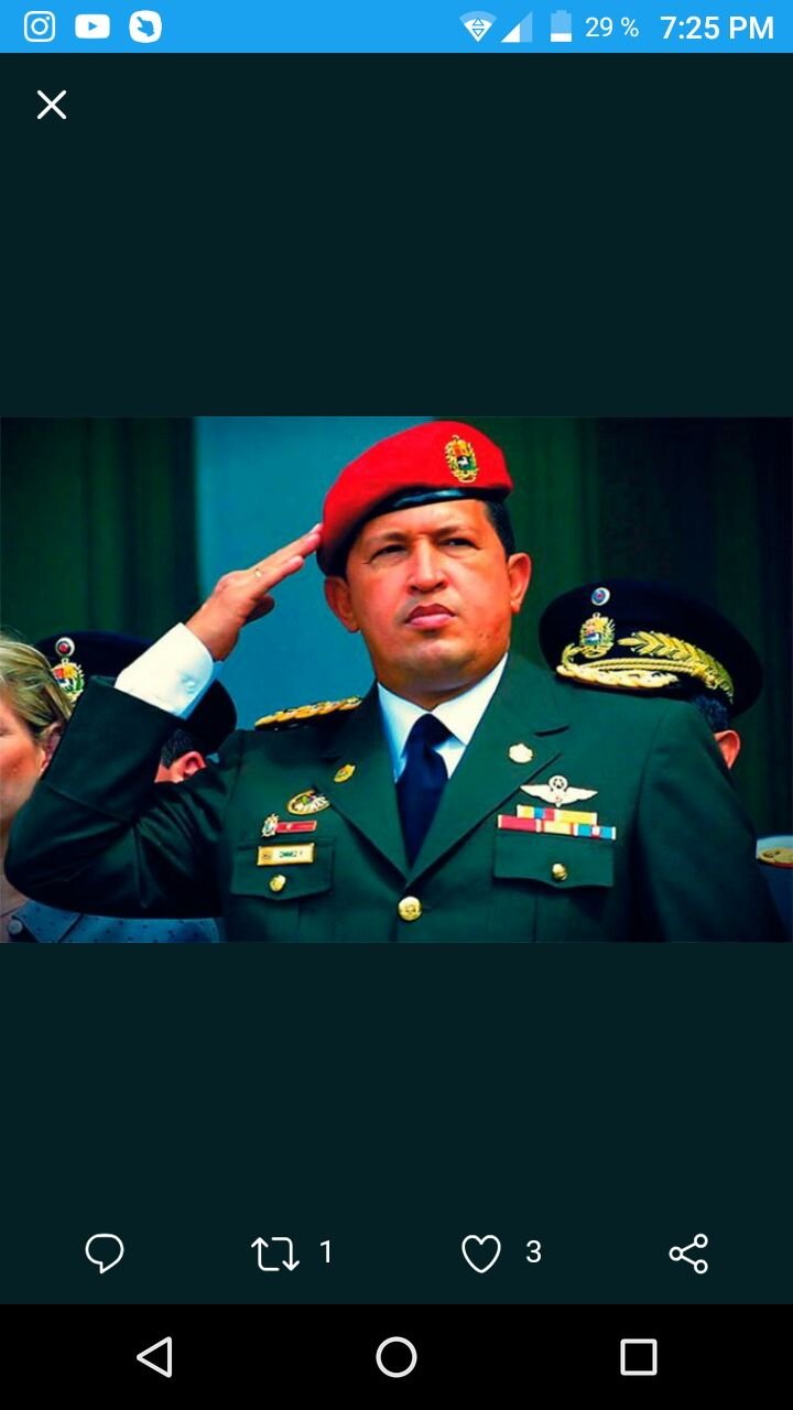 Ing. Electricista Comprometido con la Revolucion El Pueblo y La Patria al 100% Amo lo que hago y lo que Soy  Viva Chavez Viva el Pueblo Viva la Patria Carajo