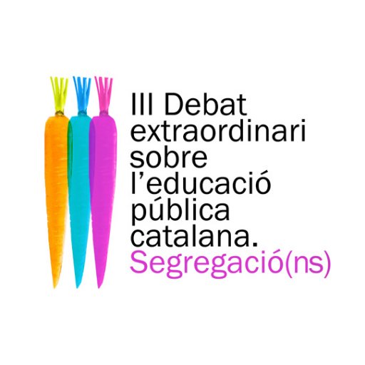 El 27 d'octubre celebrem el III DEBAT EXTRAORDINARI SOBRE L'EDUCACIÓ PÚBLICA CATALANA. SEGREGACIÓ(NS). Ben aviat més info a https://t.co/pFRd969xae