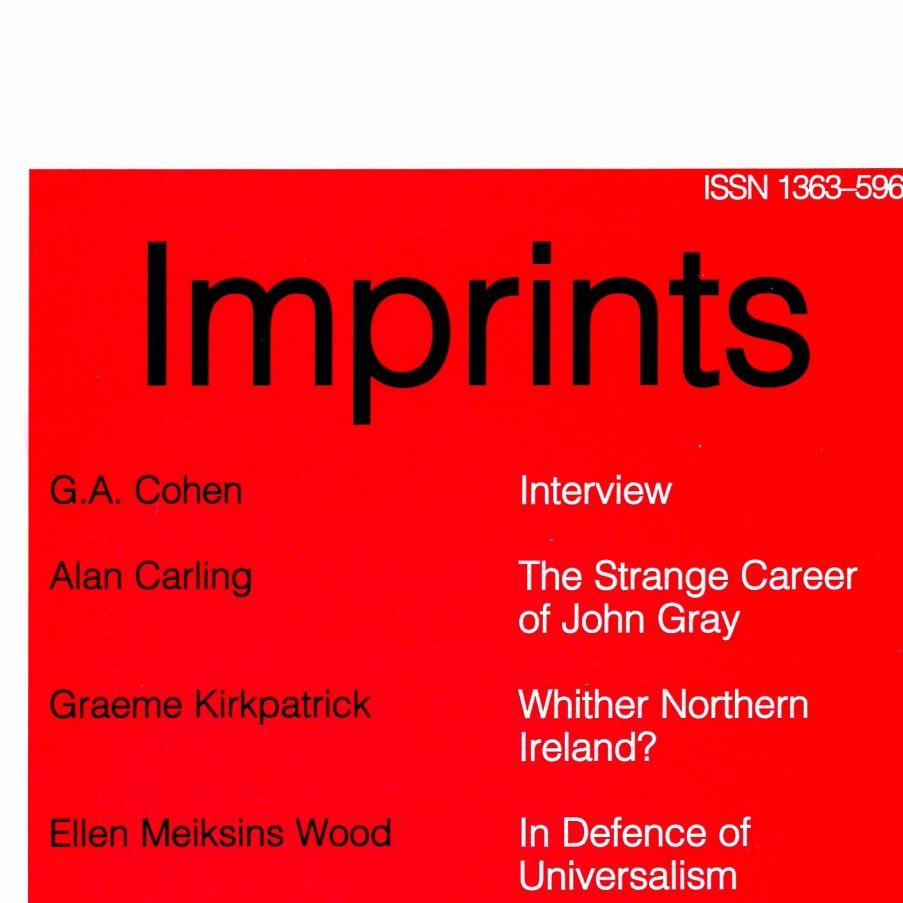 Imprints publishes academic work promoting a critical discussion of egalitarian and socialist ideas. No longer publishing, but all back issues now free online.