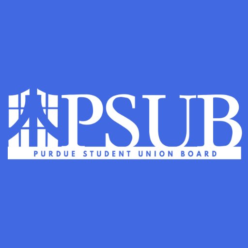 PSUB is Purdue's Student Programming Board, offering nearly 100 events every year. RSVP for events with the link in bio!