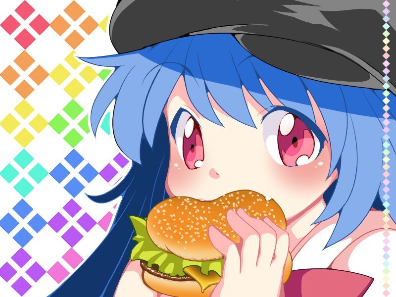 Anime Girls Eating Burgers on Twitter: "#anime #burger…
