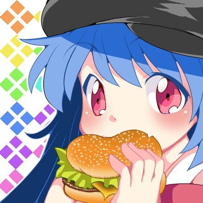 Anime Girls Eating Burgers on Twitter: "#anime #burger…