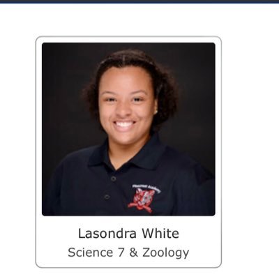 LasondraWhite's profile picture. Science News Technology Science #Middleschool #ScienceEducator