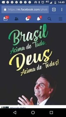 Amo a Deus, minha família, curto política e sou de direita conservadora!!!
#ELESIM
#BOLSONARO17