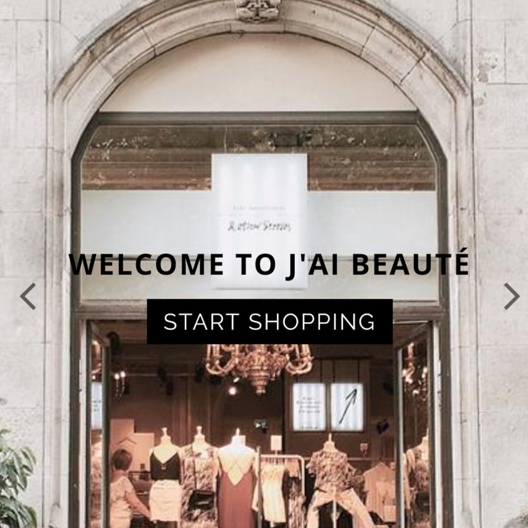 At J'ai Beauté there is always a brand new look! Come check out our store, where you can find all your latest apparel and accessory needs.