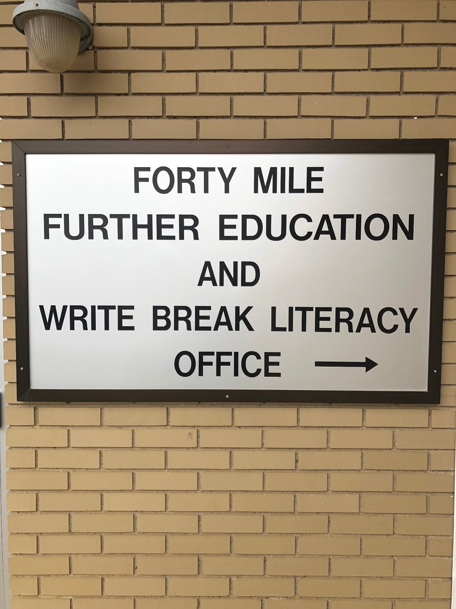We are located in South East Alberta, we work with five communities. Our main objective in The 40 Mile County, is to provide adult education.