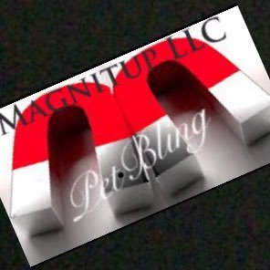 Bling Pet Jewelry. WEB launching soon but you can Email MagnitupLLC@gmail.com for only $5.99 #blingitup #petbling #BoWow #MeoWow