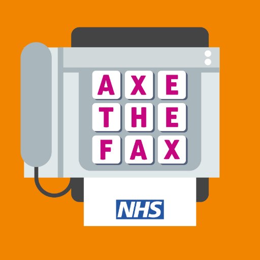 #axethefax is a Nationwide campaign, aiming to remove fax machines in use across the NHS. For our newsletter & more info, email: axethefaxenquiries@nhs.net