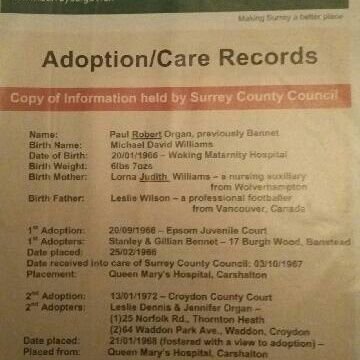 Adopted twice love child of a famous footballer les Wilson is my natural father he's in
#Canadian hall of fame for #soccer . #Reverand son.#canadasoccer
