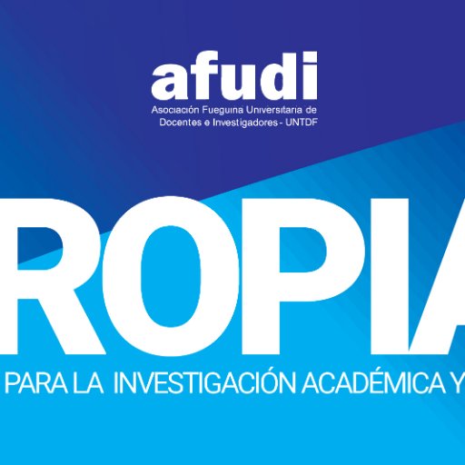 Asociación Fueguina Universitaria de Docentes e investigadores de la UNTDF. CONADU. CTA.
Email: afudi.untdf@untdf.edu.ar