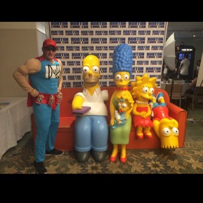 Follow us, The Simpsons Couch of RI, as we attend and help charities at local New England Comic Cons and other shows! Instagram: thesimpsonscouchofri