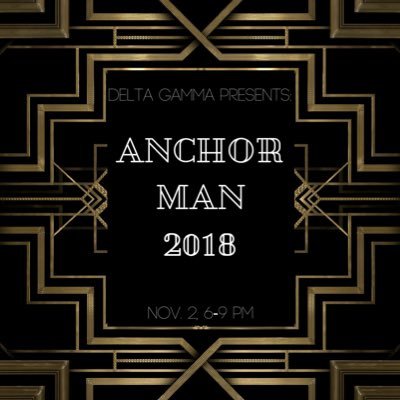 Anchorman 2018 will be November 2nd at 6 pm in Cartwright Hall! ✨ Doors open at 5:30 and the theme is the Roaring 20’s! 💫 #TheGreatDG