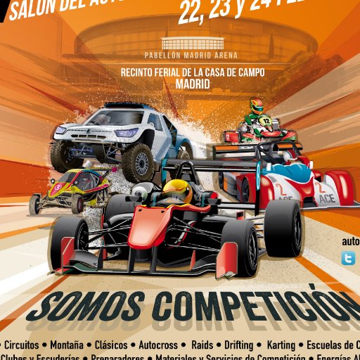 🏁Salón del automóvil de competición 🏁 Del 22 al 24 de febrero de 2019 en el Recinto Ferial Casa de Campo
