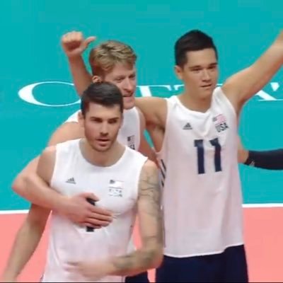 follow them my Idols Matt&Max&Micah& Team USA volley ball.