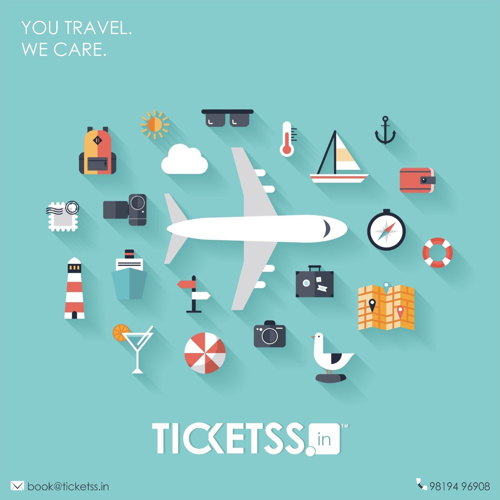 We are a company of trusted, passionate travel specialists based in Andheri - West, Mumbai and provide you with all kind of travel related services