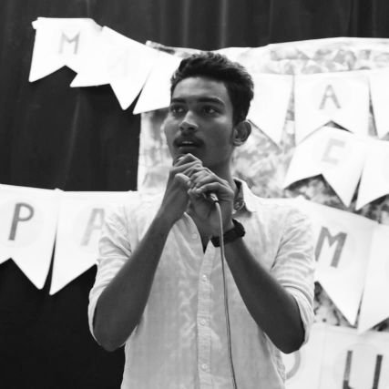 VanjinathMugil's profile picture. The search for the truth is not for the faint hearted! 

|entrepreneur|comedian|debator|
content writer|

PERSUING JOURNALISM AT MADRAS CHRISTIAN COLLEGE