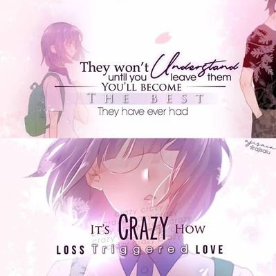 SadLove anime quotes