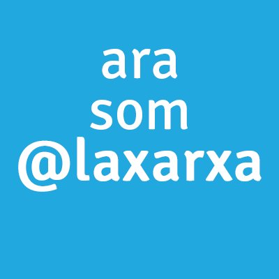 Aquest perfil està inactiu. Tota l'actualitat de les televisions locals la trobaràs a @laxarxa. Segueix-nos!