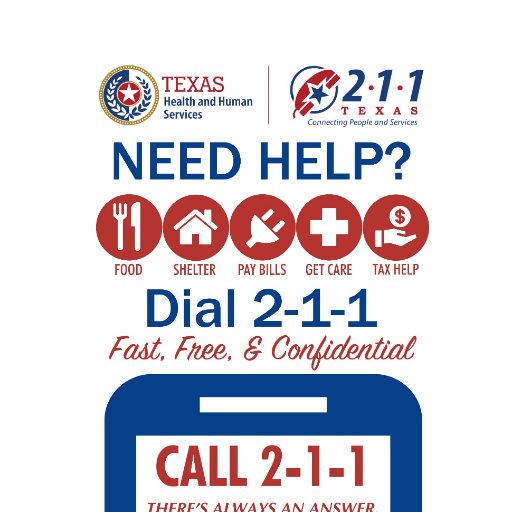 211 Texas is a partnership between United Way of the Brazos Valley and Texas Information & Referral Network, a program of the Health & Human Services Commission
