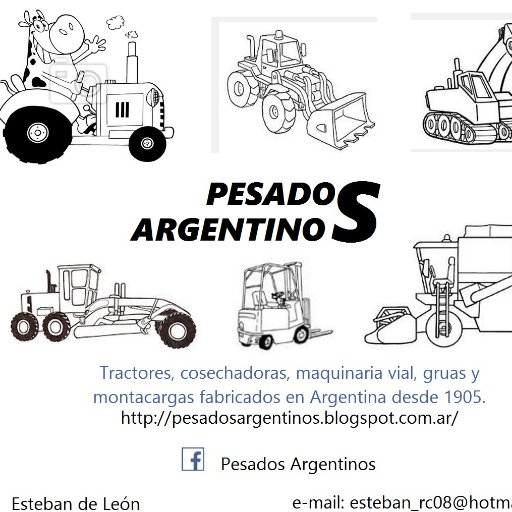 Espacio de la maquinaria agrícola (tractores, cosechadoras y mosquitos), vial, industrial y vehículos especiales de producción nacional desde 1910. Admin M.L.