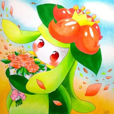 りん カレンダー企画 アローラ 本日のポケモンは アマルスたんです お花だってカチカチです アマルス ポケモン イラスト 1日1ポケモン