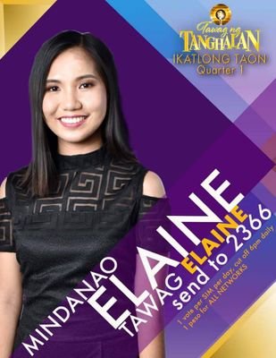 Please support Ate Elaine Duran!