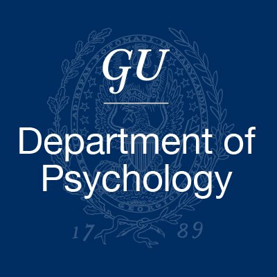 The Psychology Department at @Georgetown University