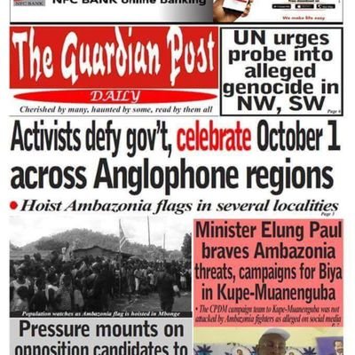 Ambazonian/Southern Cameroons activisti
Email: chneba5@gmail.com