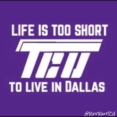 TCU Football Alum & Letterman  #WalkOn         #RedDirtMusic  #GirlsDad #NRA #Snowboarder 
 Part-Time Left (Wrigley) Field Bleacher Bum #FlyTheW #GoFrogs