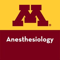 UMN Dept. of Anesthesiology(@UMNanes) 's Twitter Profile Photo