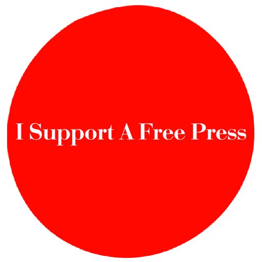 An apolitical global citizen call to action for “I Support A Free Press”.